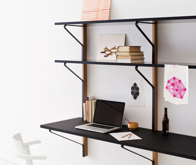 Kaari Wall Shelf with Desk