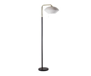 Floor Light A811, White/Polished Brass