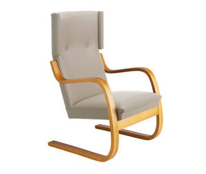 Armchair 401, Honey/Prestige Leather Beige