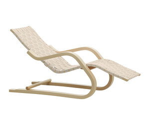Lounge Chair 43, Natural/White Webbing