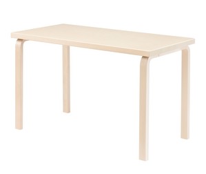 Pöytä 80A, koivu, 60 x 120 cm