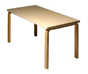 Table 81A, Birch, 75 x 150 cm