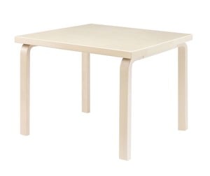 Table 81C, Birch, 75 x 75 cm