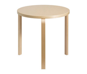 Table 90B, Birch, ø 75 cm