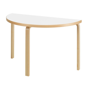 Table 95, Birch/White Laminate, 60 x 120 cm