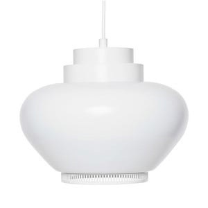 Pendant Light A333 “Turnip”, White/White