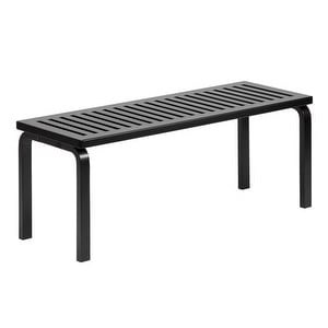 Ritiläpenkki 153A, maalattu musta, L 112 cm