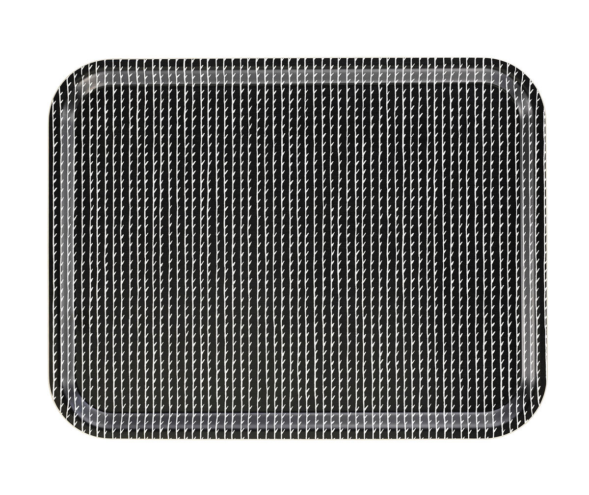 Artek Rivi Tray Black/White, 27 x 20 cm
