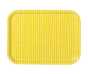 Rivi Tray, Mustard/White, 27 x 20 cm
