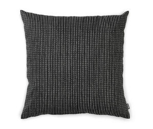 Rivi-tyynynpäällinen, musta/valkoinen, 50 x 50 cm