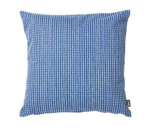 Rivi-tyynynpäällinen, sininen/valkoinen, 40 x 40 cm