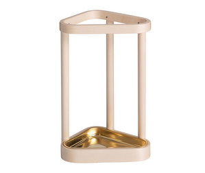 Umbrella Stand 115, Lacquered Birch/Brass