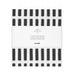 Siena Canvas Fabric, White/Black, 150 x 300 cm