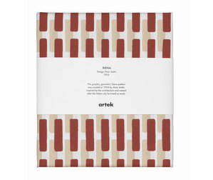 Siena Canvas Fabric, Brick/Sand, 150 x 300 cm