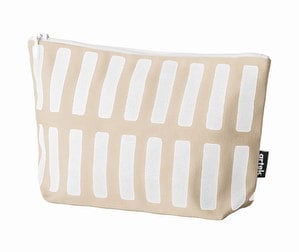 Siena Pouch, Sand/White, 24 x 15 cm