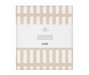 Siena Cotton Fabric, Sand/White, 150 x 300 cm