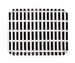 Siena-tarjotin, valkoinen/musta, 43 x 33 cm