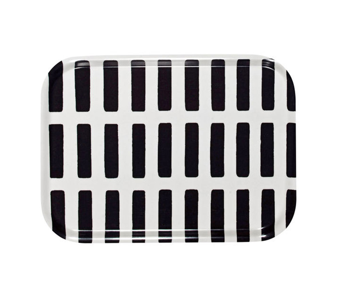Artek Siena Tray White/Black, 27 x 20 cm
