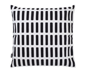 Siena-tyynynpäällinen, valkoinen/musta, 40 x 40 cm