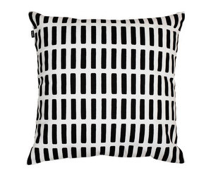 Siena Cushion Cover, White/Black, 50 x 50 cm