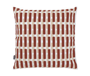 Siena-tyynynpäällinen, tiilenpunainen/hiekka, 40 x 40 cm