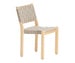 Chair 611, Birch/Natural-Black Webbing