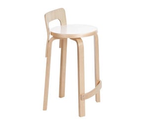 High Chair K65, Birch/White Laminate