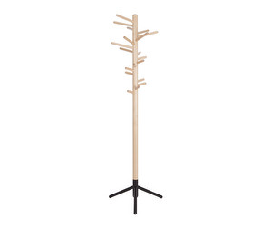 Clothes Tree 160, Lacquered Birch/Black