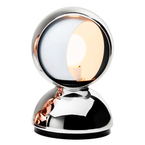 Eclisse Table Lamp, Chrome