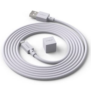 Cable 1 -kaapeli, Gotland Grey, USB-A/Lightning