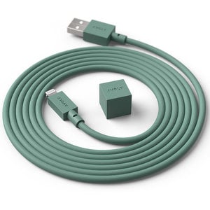 Cable 1 -kaapeli, Oak Green, USB-A/Lightning