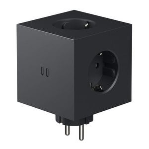 Square 2 USB-C -jatkopistorasia, Stockholm Black