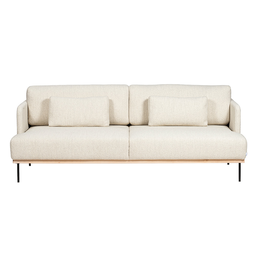 BEdesign Hide-vuodesohva Orsetto-kangas 012 beige, L 212 cm