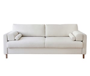 Pebble Sofa Bed, Orsetto Fabric 011 Beige, W 222 cm