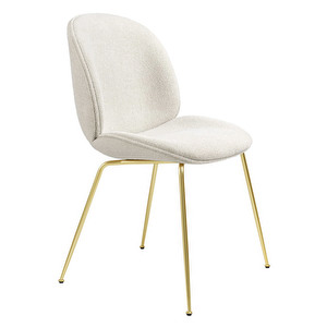 Beetle Chair, Bouclé Fabric White