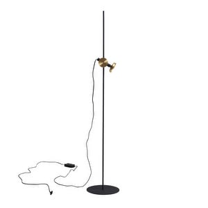 Blend Floor Lamp, Black/Brass