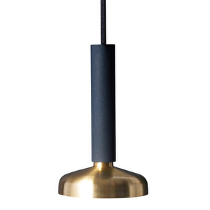 Blend Pendant Lamp, Black/Brass