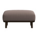 Aarhus Pouf, Copenhagen Fabric 3311 Brown / Dark Oak, 83 x 64 cm