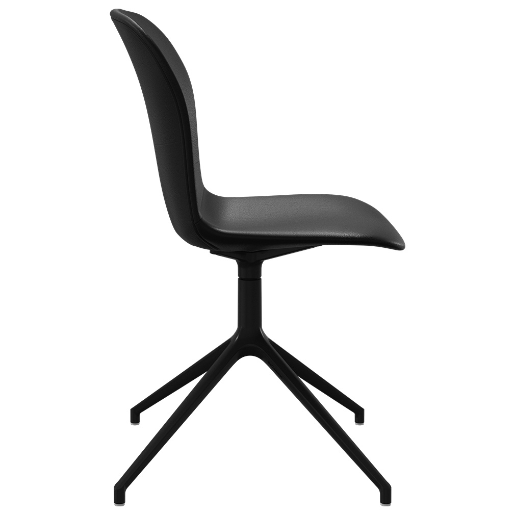 BoConcept Adelaide Chair, Nordic Grain Leather 5130 Black / Black