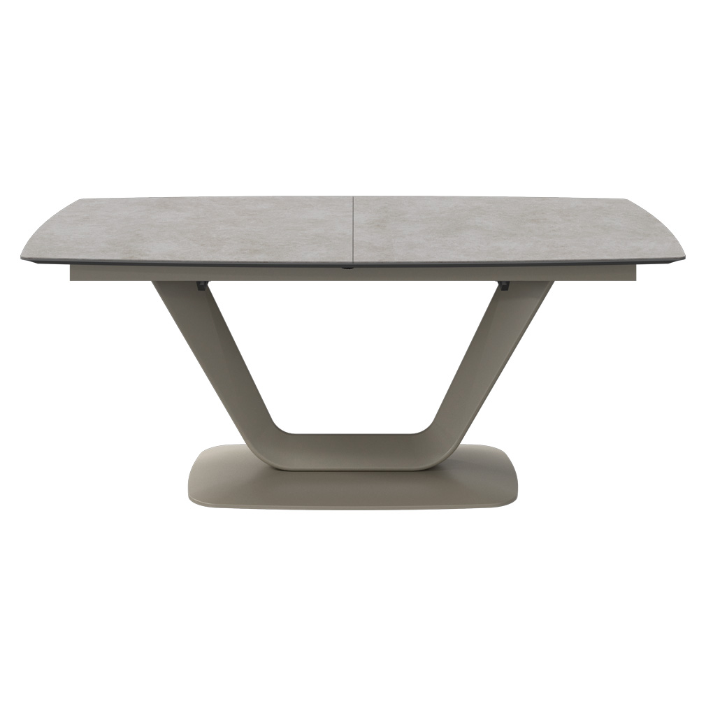 BoConcept Alicante Extendable Dining Table, Ash Grey Ceramic / Ash