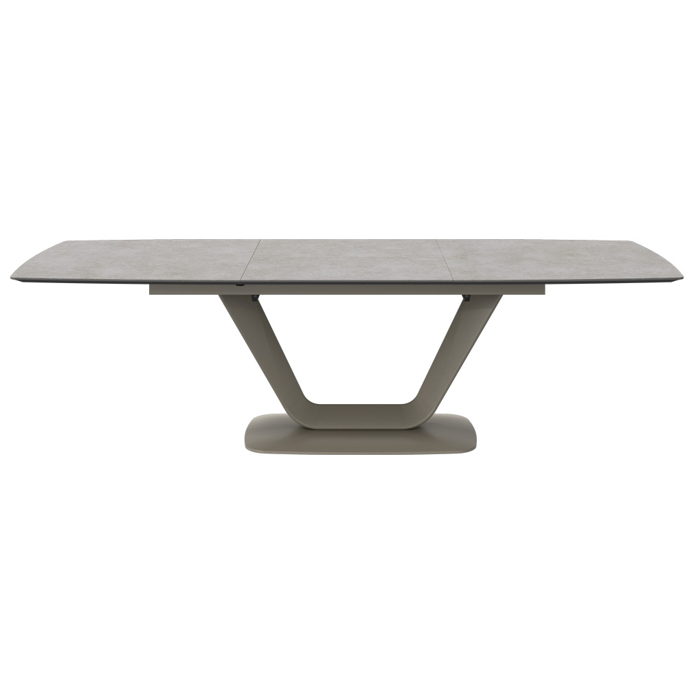 BoConcept Alicante Extendable Dining Table, Ash Grey Ceramic / Ash