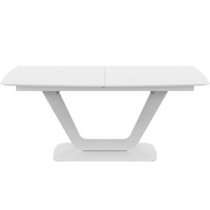 Alicante Extendable Dining Table, White, 99 x 183/263 cm