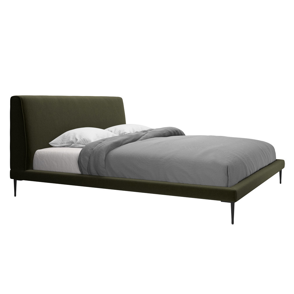 BoConcept Arlington-sänky Velvet-kangas 3134 vihreä, 180 x 200 cm