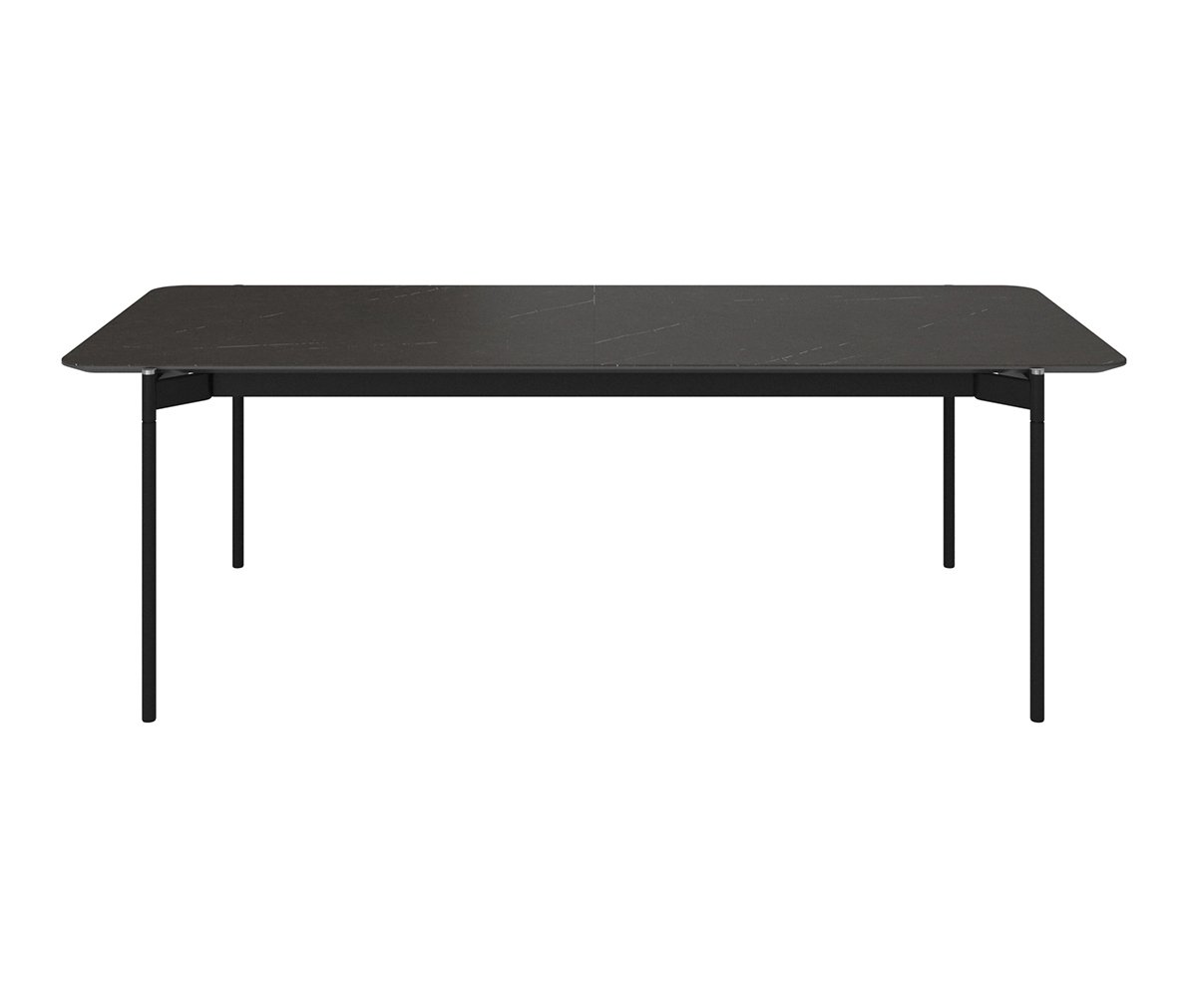 BoConcept Augusta Extendable Dining Table Dark Ceramic / Black, 100 x 230/306 cm