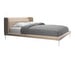 Austin Bed, Velvet Fabric 3033 Sand, 160 x 200 cm