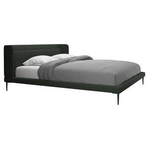 Austin-sänky, Frisco-kangas 2058 tummanvihreä, 180 x 200 cm