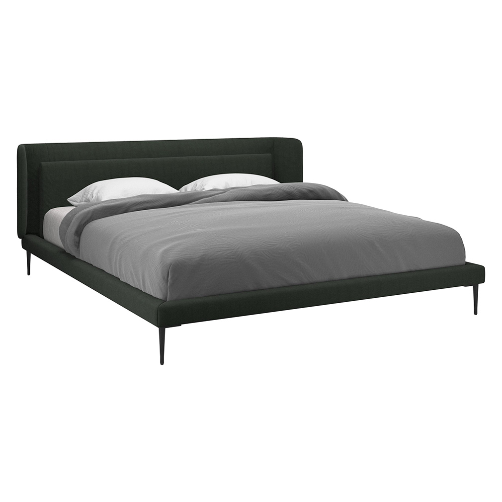 BoConcept Austin Bed, Frisco Fabric 2058 Dark Green