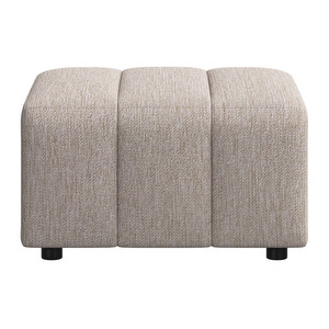 Bellagio Footstool, Capri Fabric 3230 Beige, 69 x 69 cm