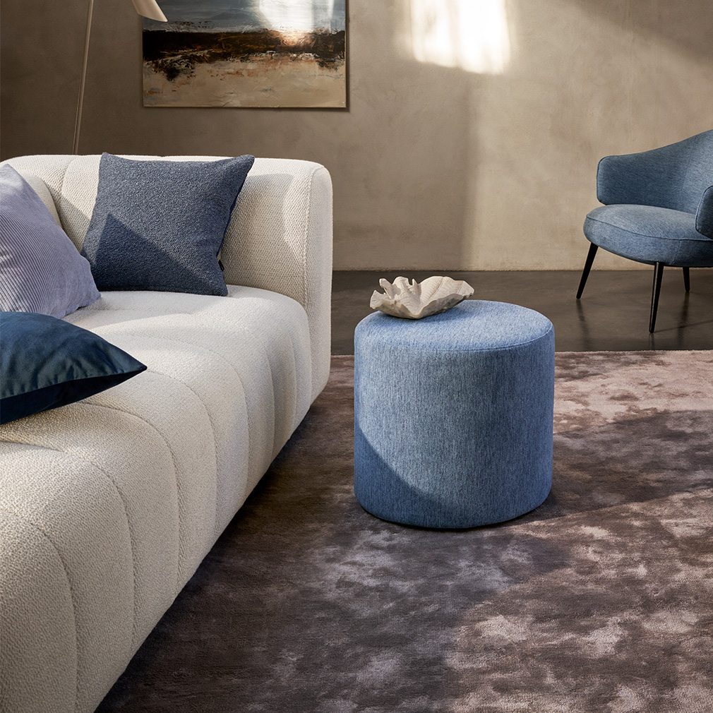 BoConcept Bellagio Sofa, Capri Fabric 3233 Blue | Vepsäläinen
