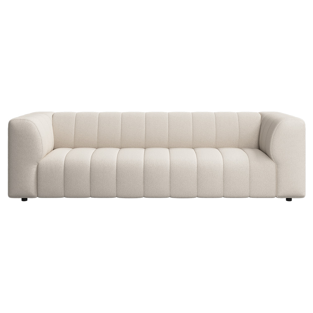 BoConcept Bellagio Sofa, Lazio Fabric 3090 White | Vepsäläinen